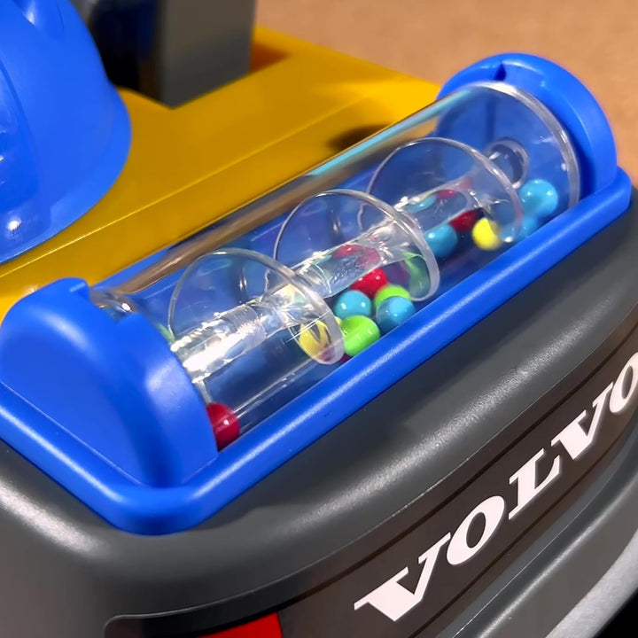 Dickie Toys ABC - Bagger-Fahrzeug Danny Digger (25 cm) für Kinder ab 2 Jahre - motorisiertes Volvo B