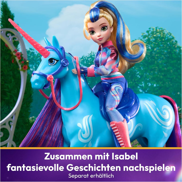 Unicorn Academy Einhorn River - ca. 28 cm grosses Einhorn von Isabel zur beliebten Netflix-Serie, mi