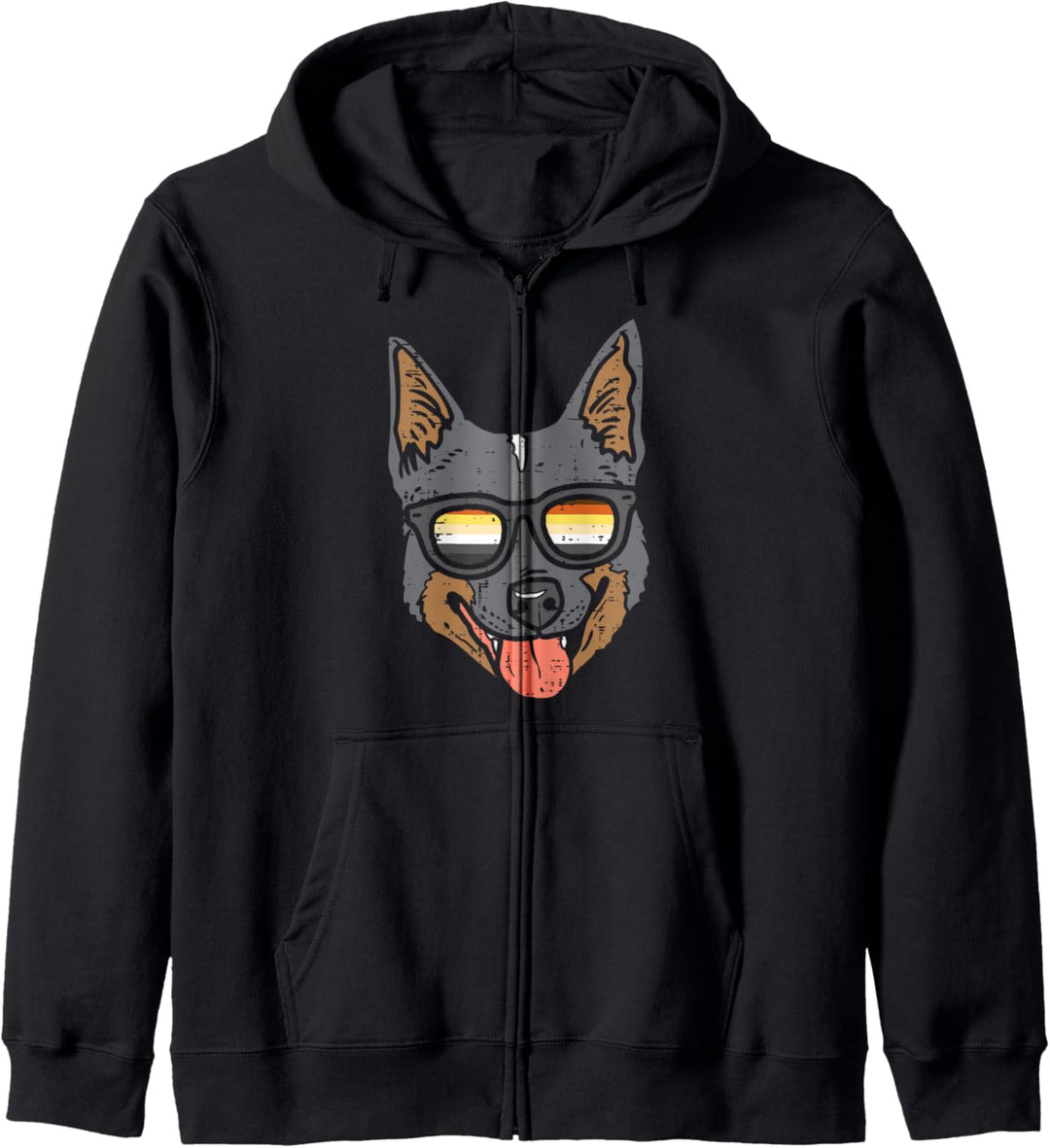 Heeler Cattle Dog LGBTQ Gay Bear Flag Gay Pride Men Kapuzenjacke