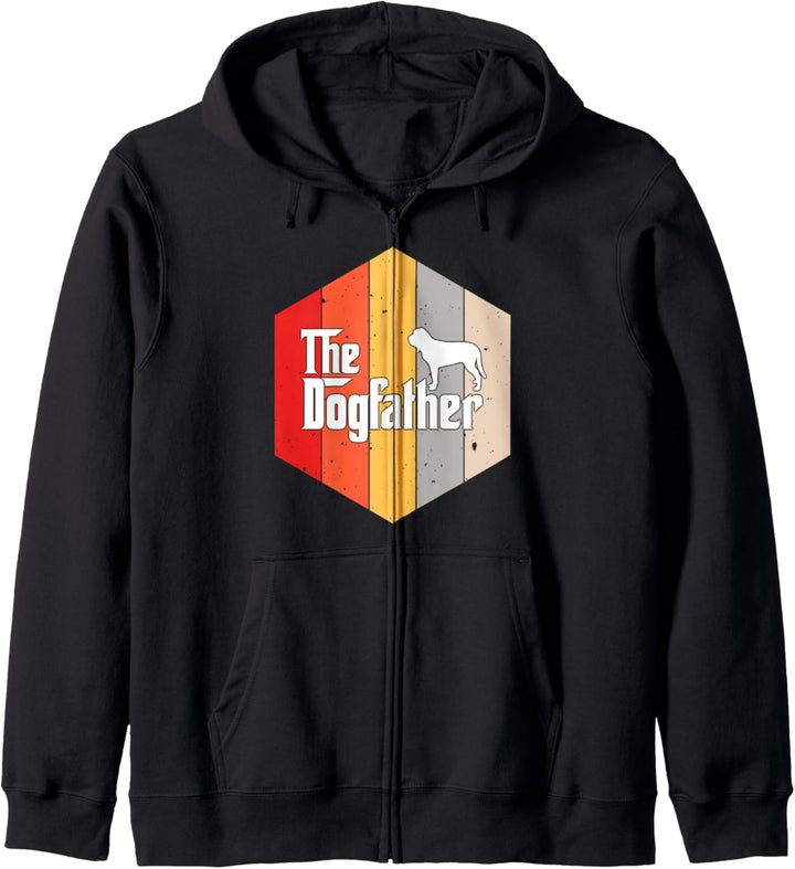 Bloodhound Retro Vintage Dog Father gift Kapuzenjacke