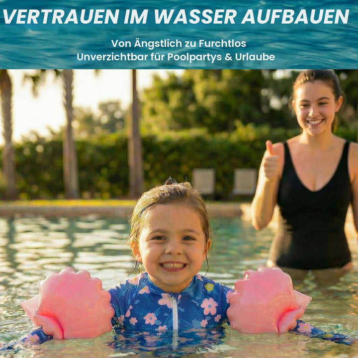 Badeanzug Baby Mädchen mit Floatation Kleinkind Schwimmtraining Hilfe Schwimmende Badeanzug Langarm
