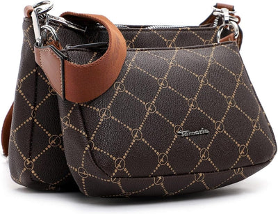 Tamaris Umhängetasche TAS Anastasia 31171 Damen Handtaschen Print Einheitsgrösse Brown/Cognac 207, E