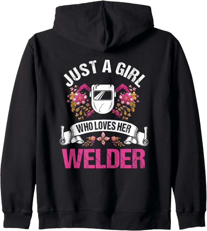 Welder Gifts Welding Design On Back Of Clothing Kapuzenjacke