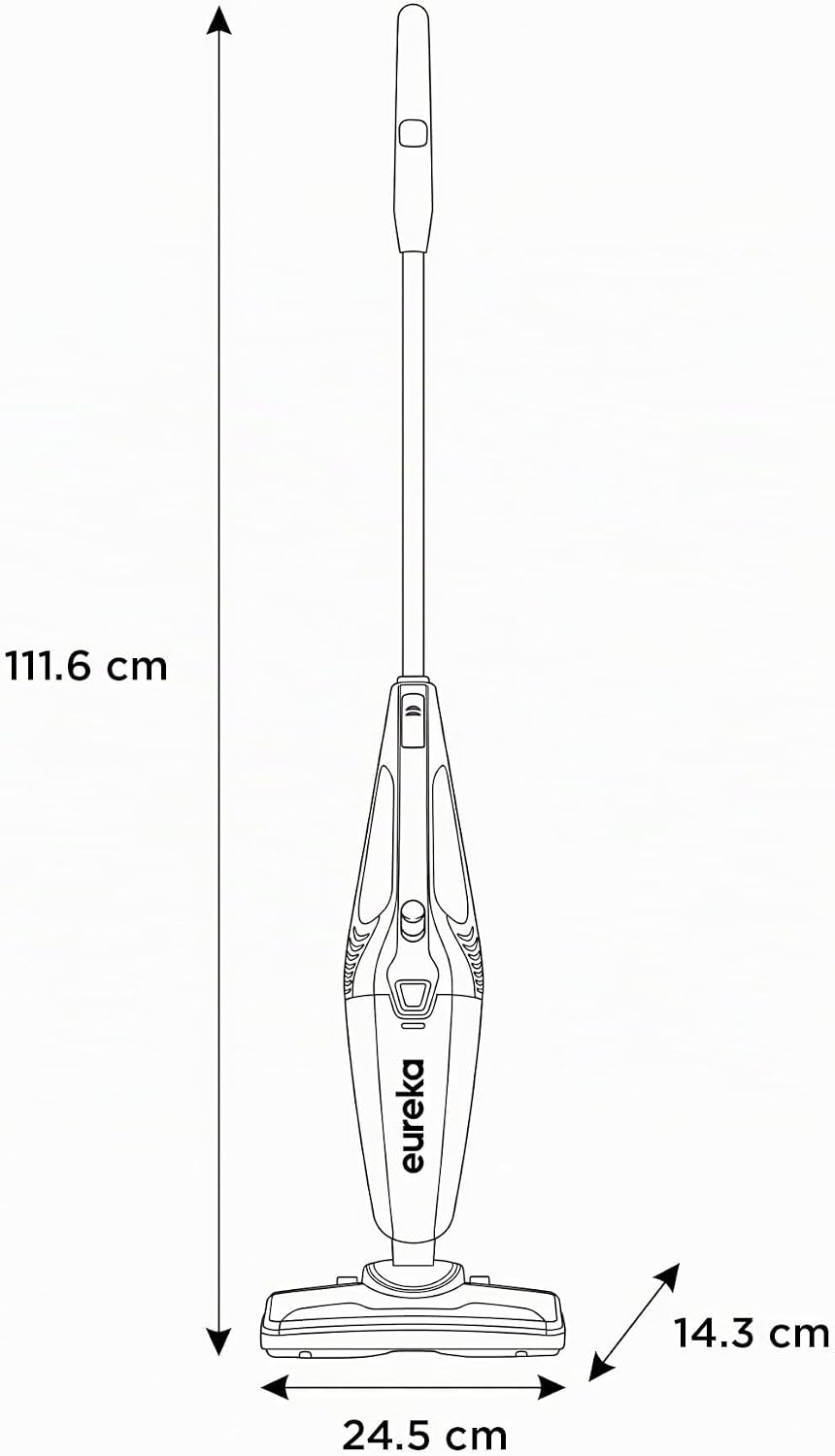 EUREKA Fenrir Blaze Stick Vacuum Cleaner, Powerful Suction 3-in-1 Small Handheld Vac with HEPA Filte