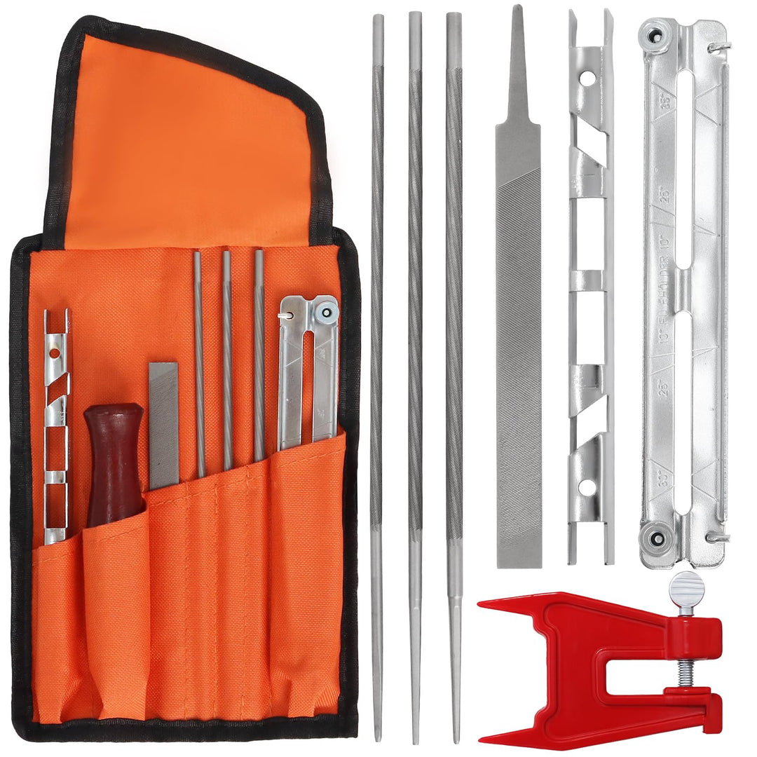 Kettensägen Schärffeilen Kit Universal Kompatibel mit Sti-hl Kettensäge mit 5/32" & 3/16" & 7/32" Da