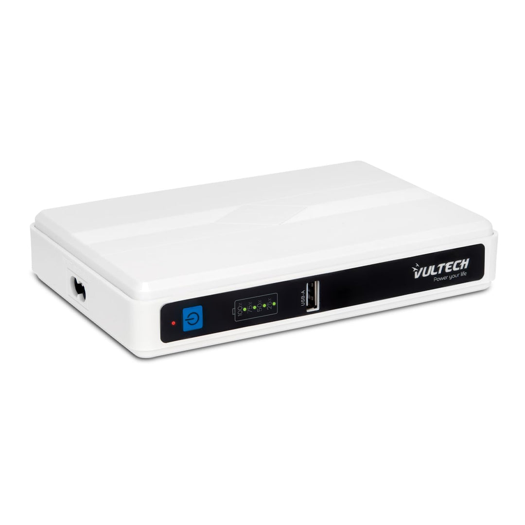 VulTech UPS60PWTC-DC Mini USV 4350 mAh 60 Watt 0ms Tragbare Unterbrechungsgruppe für Router Wireless