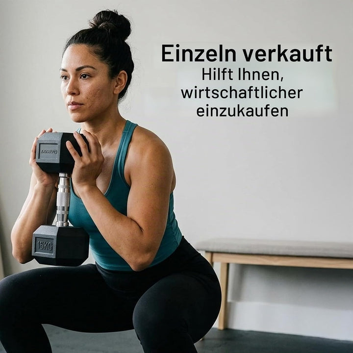 Athlyt - Hex Dumbbell 10 Kilogramm, 10 Kilogramm