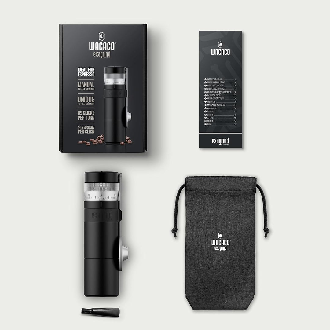 WACACO Exagrind Pro-E Kaffeemühle manuell, externe Anpassung