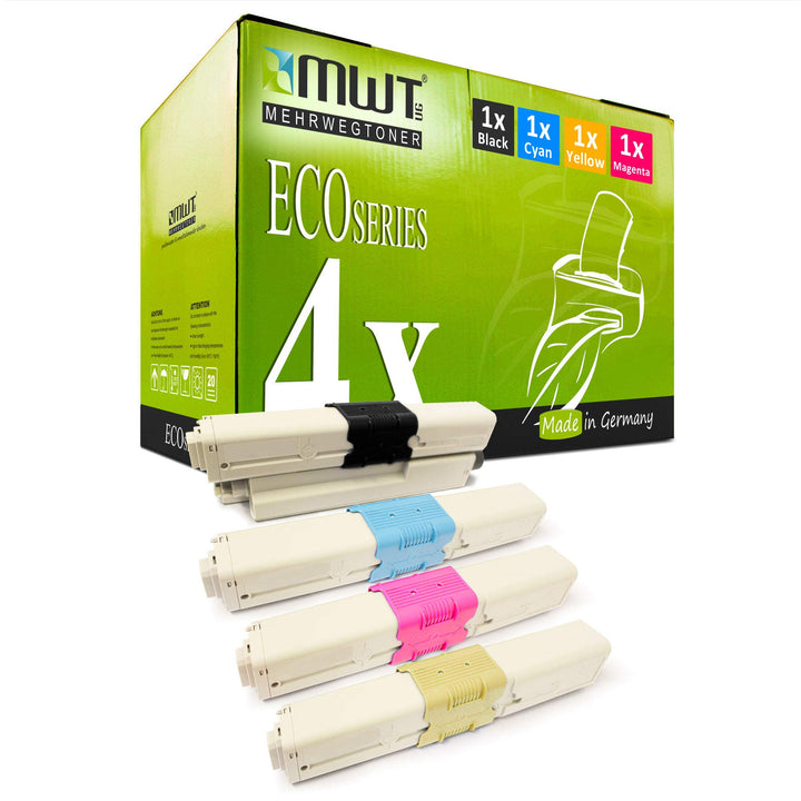 4X Kraft Office Supplies Toner kompatibel für Oki ES3452DN ES5431 ES3452MFP ES5431DN ES3452 ES5462DN
