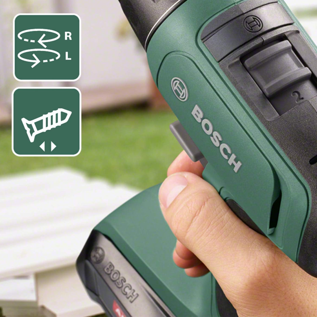 Bosch Home and Garden Bosch Akkuschrauber UniversalDrill 18 (2 Akkus, 18 Volt System, im Koffer) Set