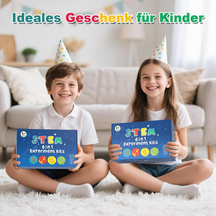 Experimente für Kinder ab 8 9 10 11 12 13 14, Auto Elektronik Baukasten, Experimentierkasten, Elektr