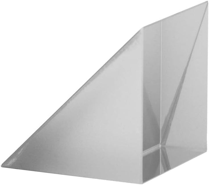 Oumefar Dreiecksprisma K9 Optisches Glas Regenbogeneffekt Dreiecksprisma für Lehrmittel zum Unterric