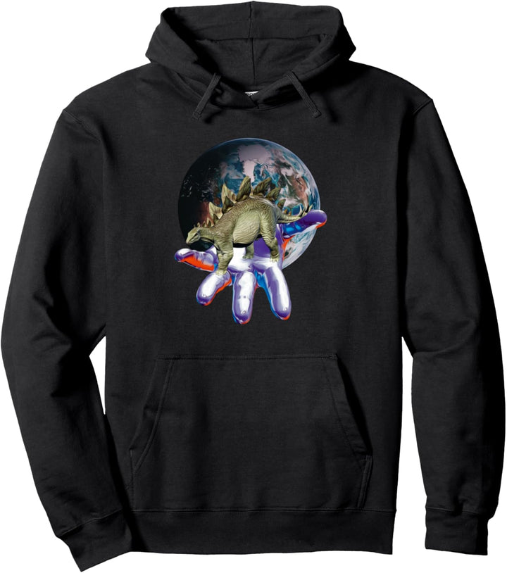 Stegosaurus Dinosaurier Dino Pullover Hoodie