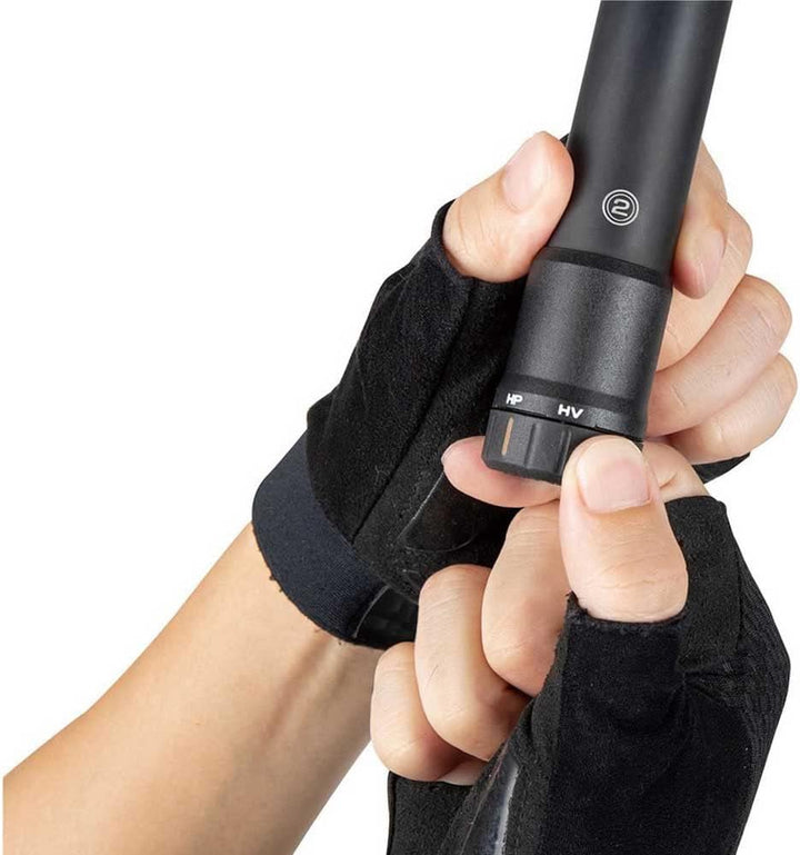 Topeak Mountain Digital 2Stage Minipumpe verfügt über einen innovativen 2Stage-Selector, Druckwerte