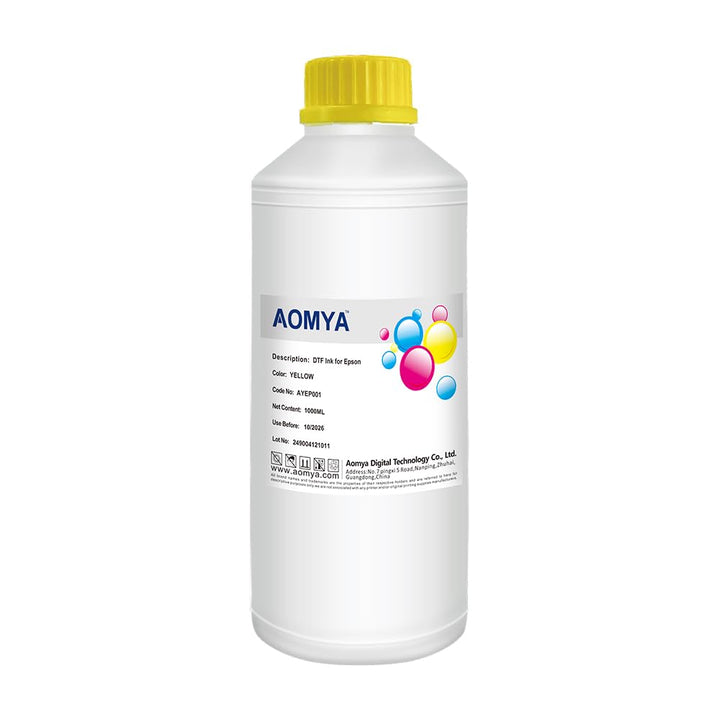 Aomya DTF Ink 1000ml Auto-Fill DTF Transfertinte für DTF Film, Nachfülltinte für alle EPN DTF Drucke