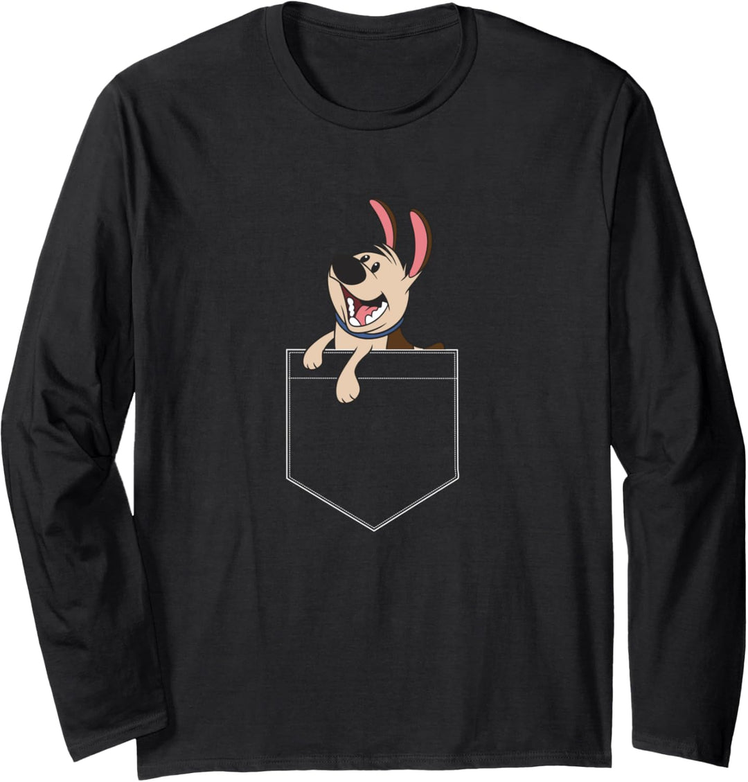 Disney Mulan Little Brother Pocket Langarmshirt