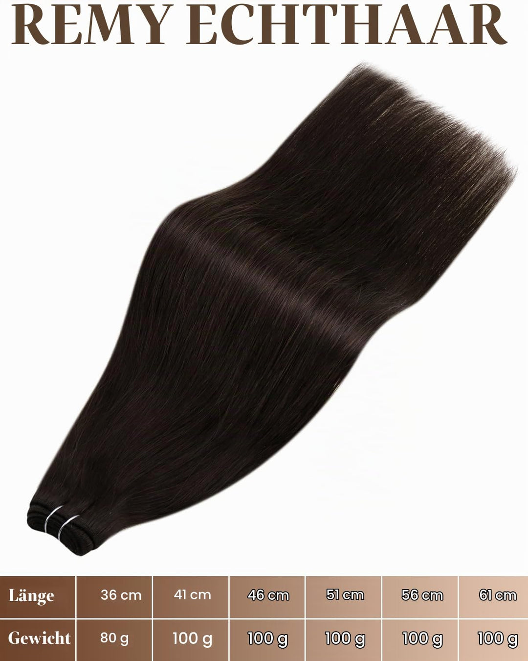 Hetto Braun Echthaar Tressen Extensions Remy Tressen Echthaar Extensions Naturlich Tressen Echthaar