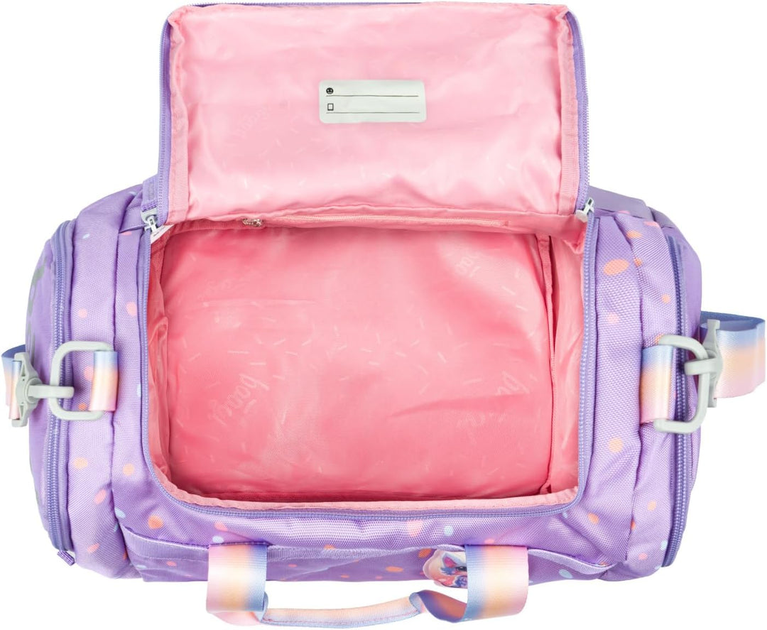 Baagl Sporttasche Mädchen Reisetasche Kinder Schule Reisen - Lieblingstiere | Schwimmtasche Kompakt