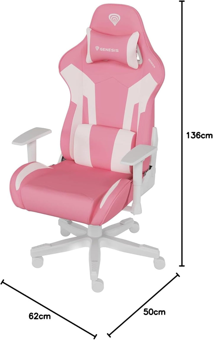 Genesis Gaming Stuhl Nitro 710 rosa/weiss