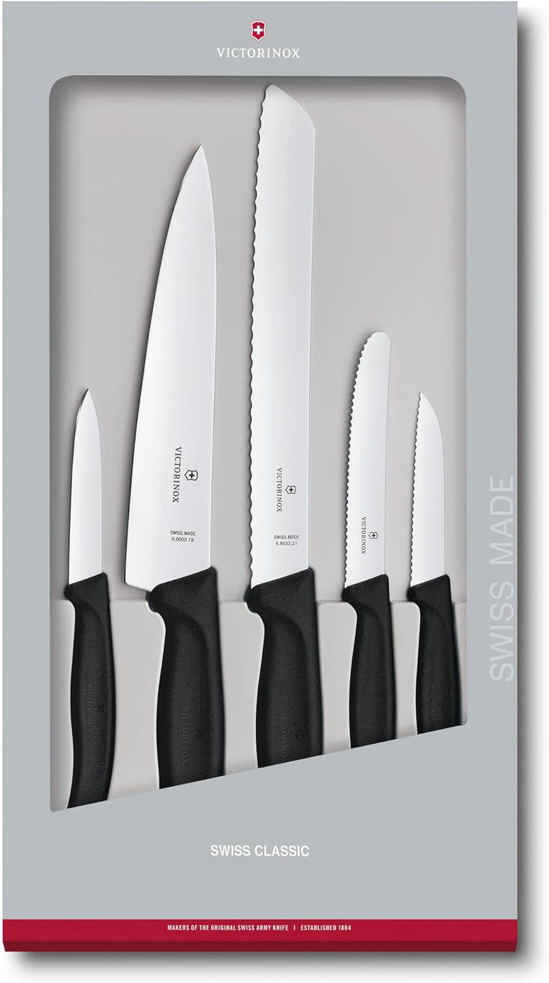Victorinox, Swiss Classic, Profi Küchengarnitur, 5-teilig, , schwarz Single, Single