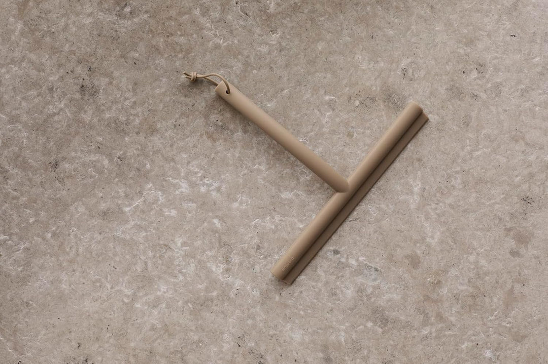 blomus Duschabzieher -VIPO- Duschwischer mit Halterung 24 cm breit Abzieher aus Silikon für Dusche,