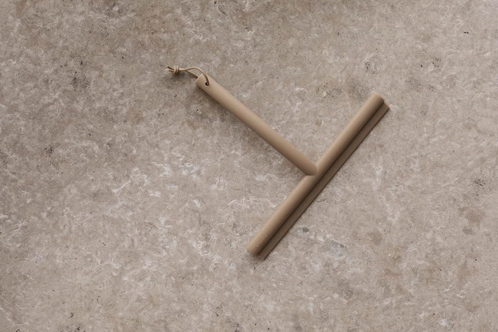 blomus Duschabzieher -VIPO- Duschwischer mit Halterung 24 cm breit Abzieher aus Silikon für Dusche,