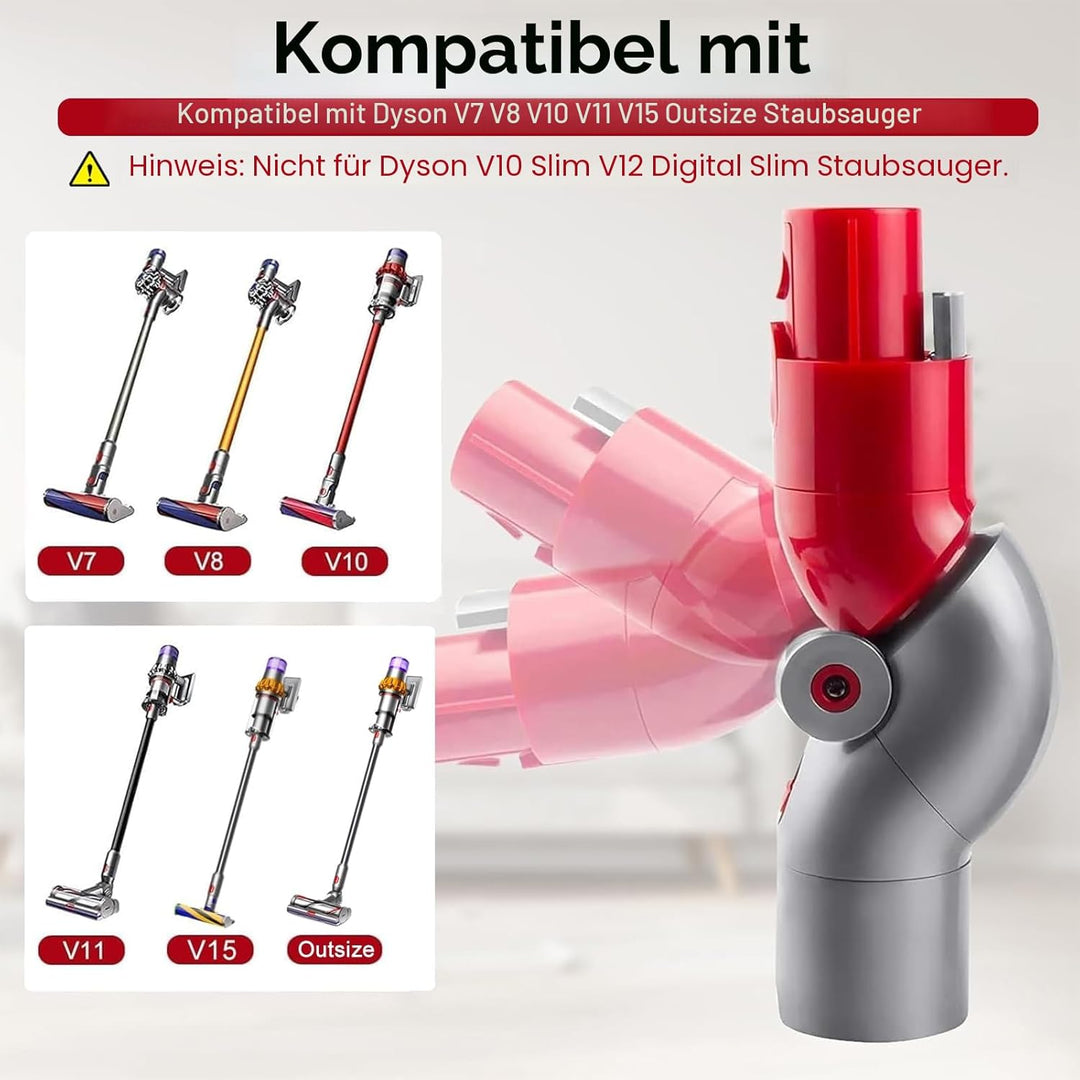 Chuancheng Schnellauslöse-Adapter, Flex Adapter für Niedrige Reichweite, 970790-01 für Dyson-Staubsa