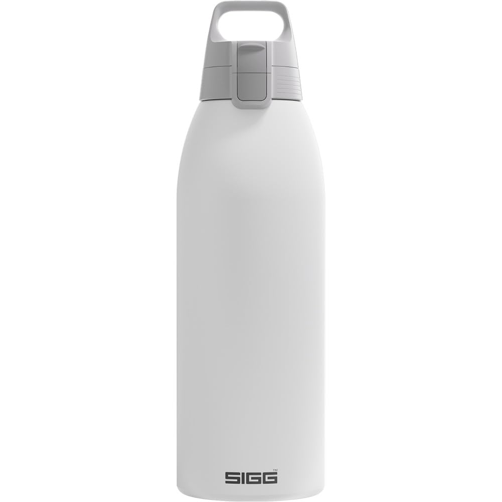 SIGG - Isolierte Trinkflasche - Thermosflasche Shield Therm One White - kohlensäurehaltige Getränke