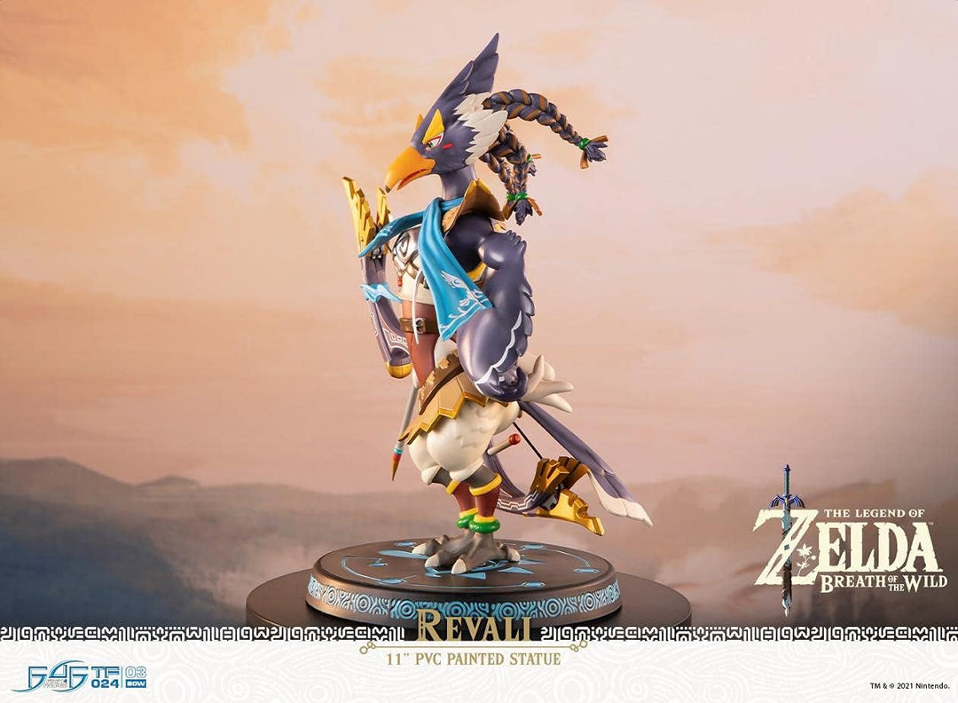 First 4 Figures Legend of Zelda Breath of Wild PVC Statue Revali 26 cm, BOTWRS, Mehrfarbig 26 cm Meh