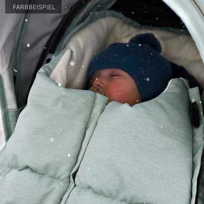 Gesslein Fusssack Igloo Winterfusssack für Kinderwagen Design Sportwagen Buggy oder Schlitten mit Th