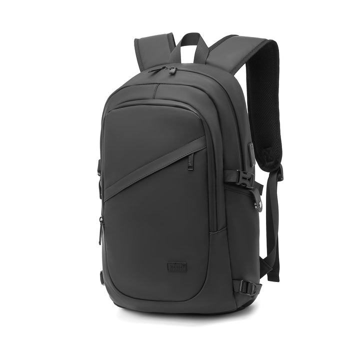 KONO Rucksack Herren, Laptop Rucksack 15,6 Zoll Schulrucksack Teenager Arbeit Laptoptasche mit USB L