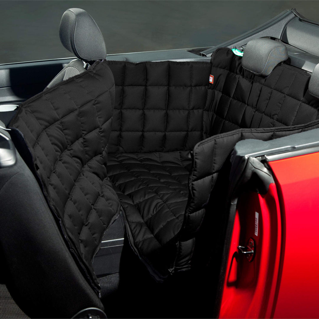 Doctor Bark gepolsterte Cabrio Autoschondecke mit All-Side Rückbank-Schutz, für alle Cabrios und Cou