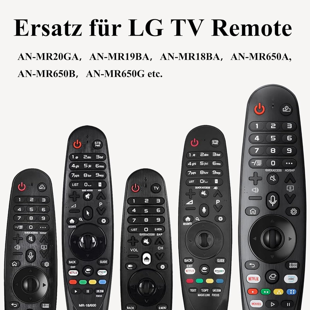 Ersatz Fernbedienung LG Magic Fernbedienung für LG AN-MR20GA AN-MR19BA AN-MR18BA Smart TV 4K Ultra U