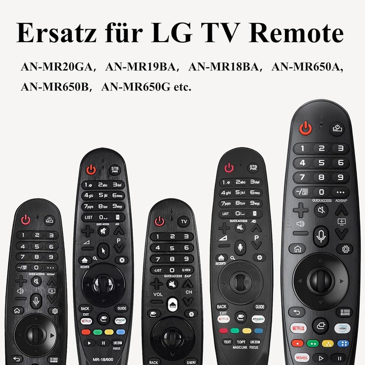 Ersatz Fernbedienung LG Magic Fernbedienung für LG AN-MR20GA AN-MR19BA AN-MR18BA Smart TV 4K Ultra U