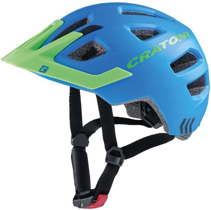 Cratoni Unisex – Erwachsene Maxster Pro Fahrradhelm, Blau/Grün, XS-S
