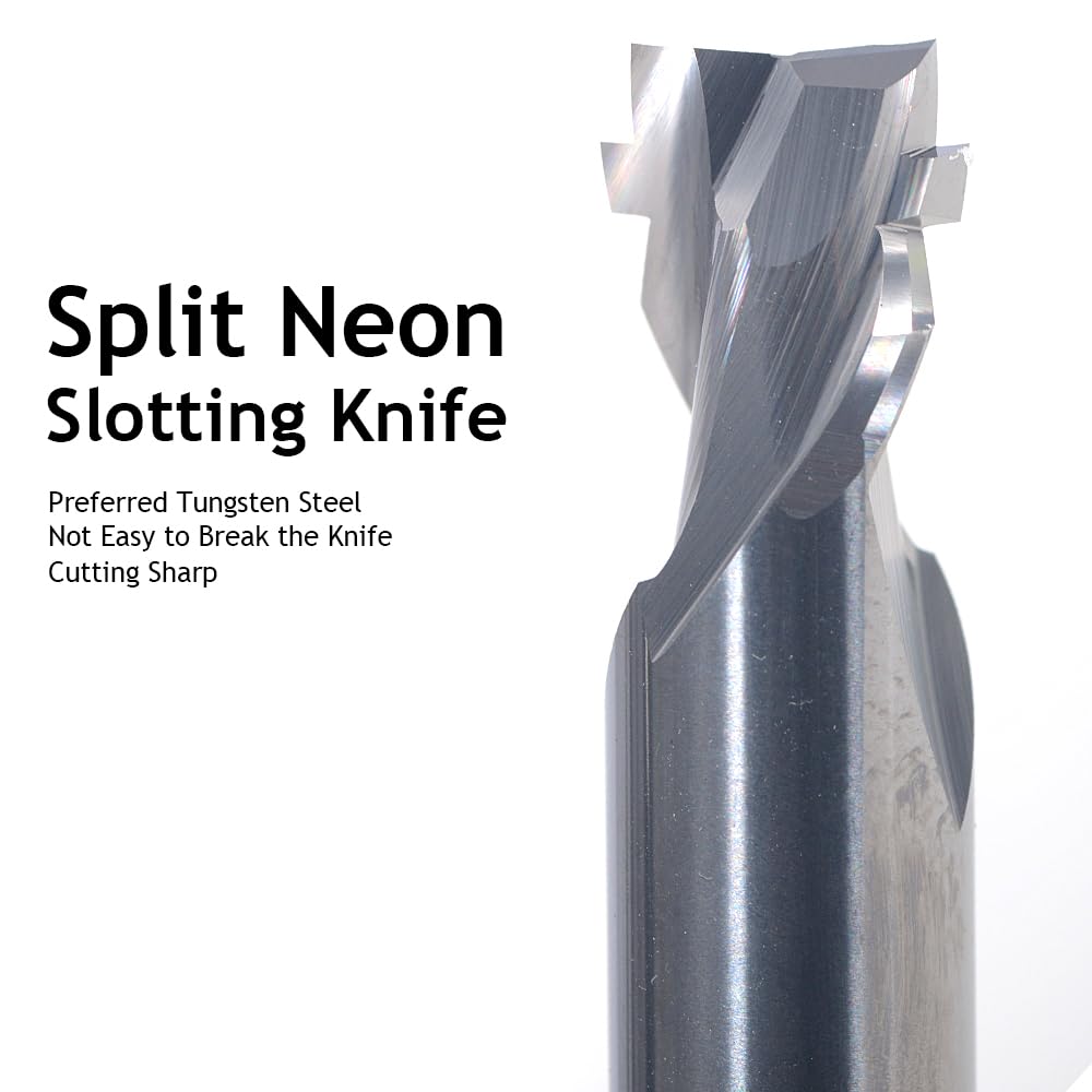 1Pcs CNC Router Bits Gravur Cutter 6mm Neon Light Strip Schlitz Bits Wolframkarbid Stahl End Mill Ne