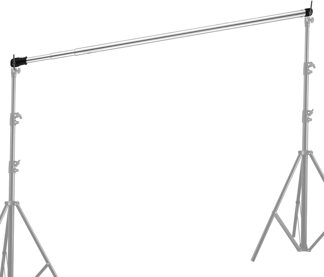 Selens 120-300cm Hintergrundständer Querstange Verstellbarer Hintergrund Ständer Backdrop Stand Silb
