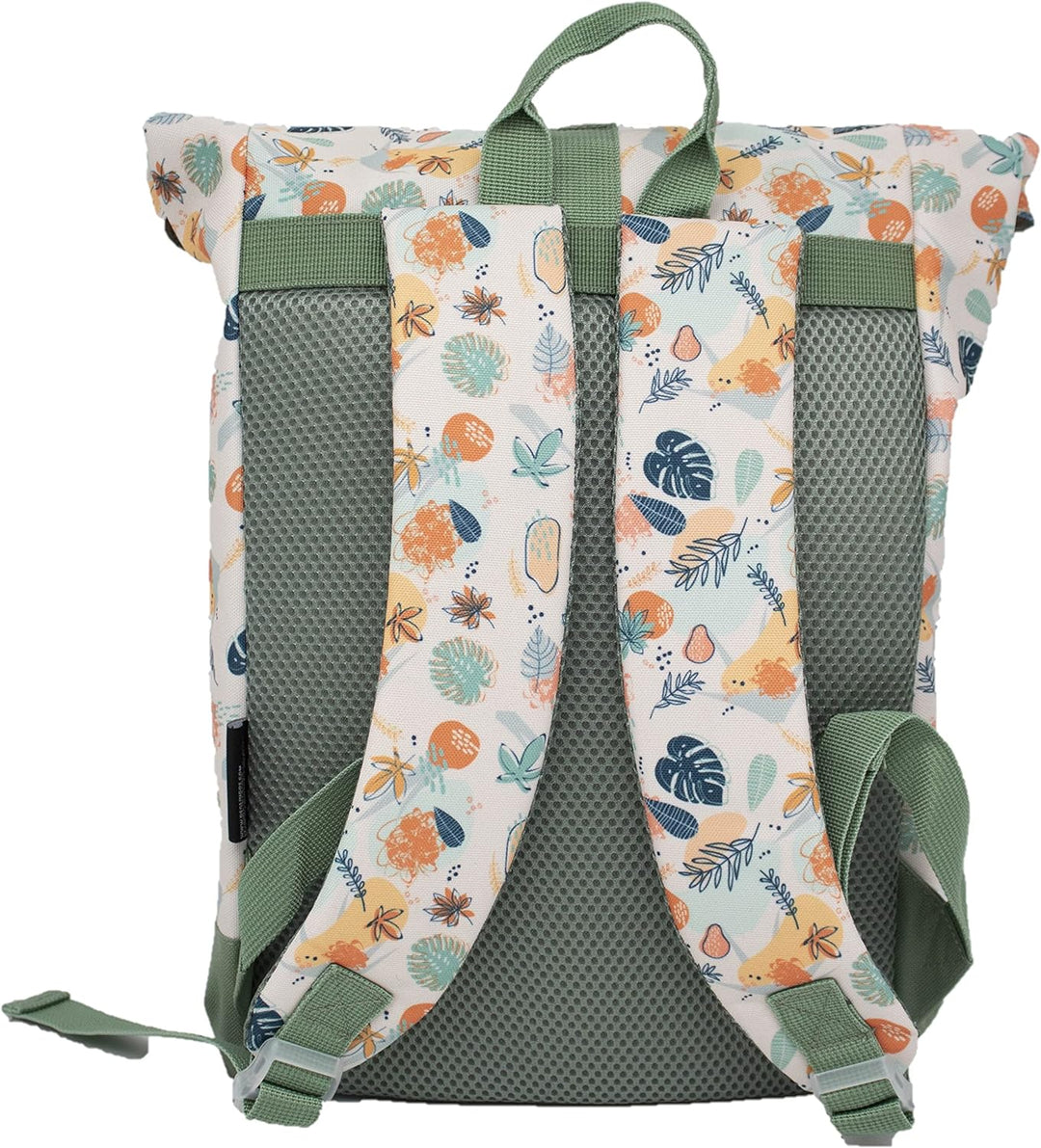 Les Déglingos Unisex Kinder Rolltop Chillos Rucksack, grün, Einheitsgrösse