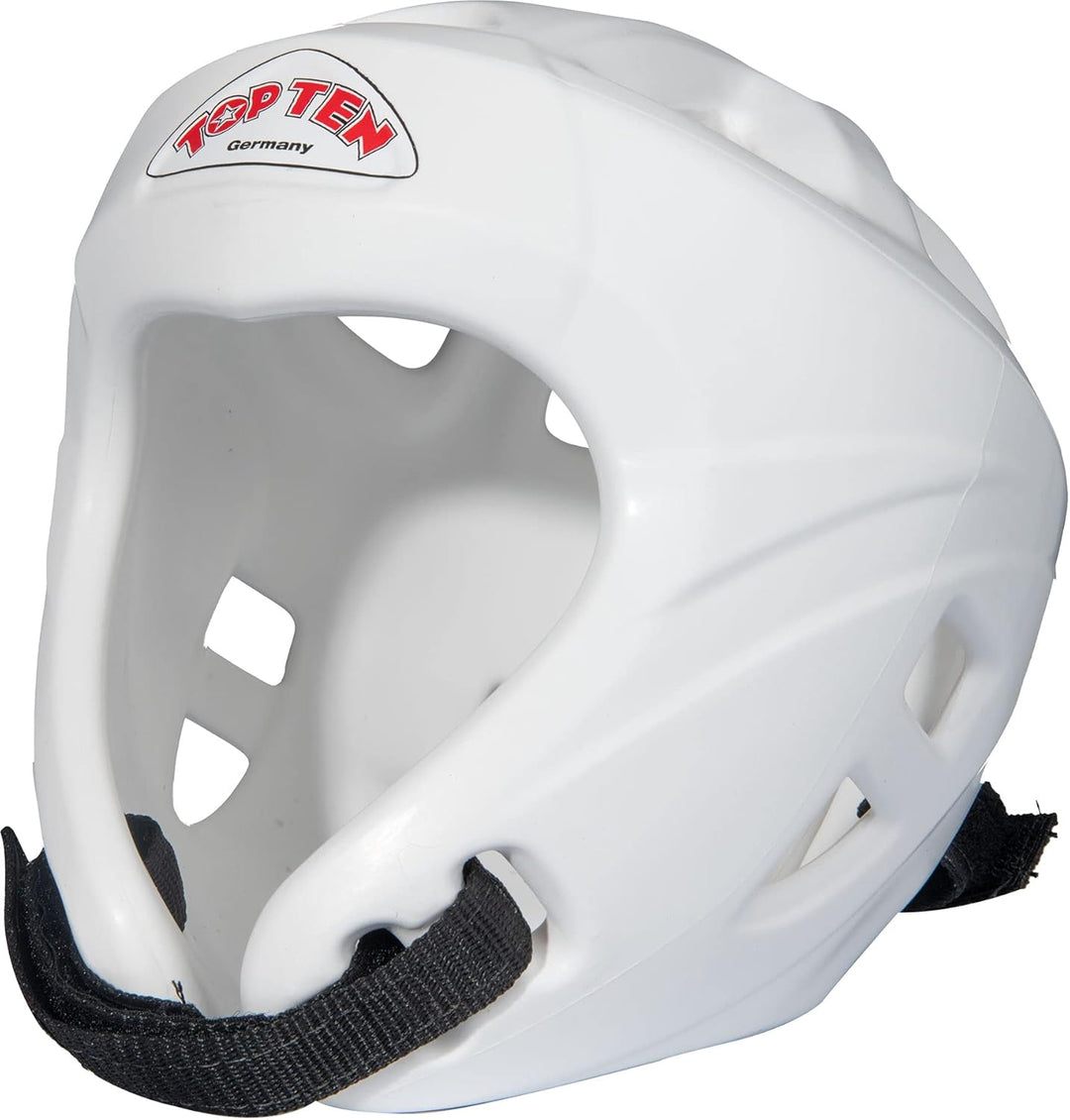 TOP TEN Kopfschutz „Avantgarde“ (WAKO Approved) Weiss L, Weiss L