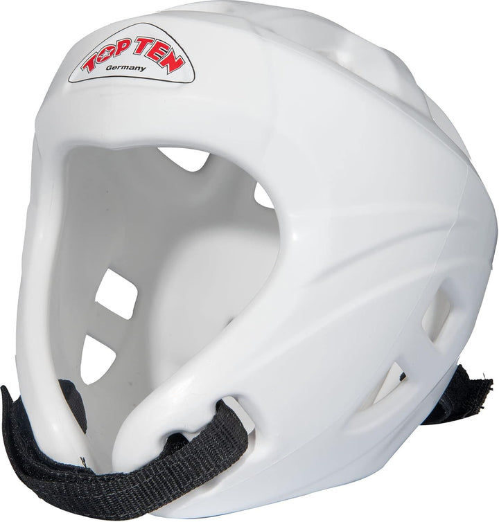 TOP TEN Kopfschutz „Avantgarde“ (WAKO Approved) Weiss L, Weiss L