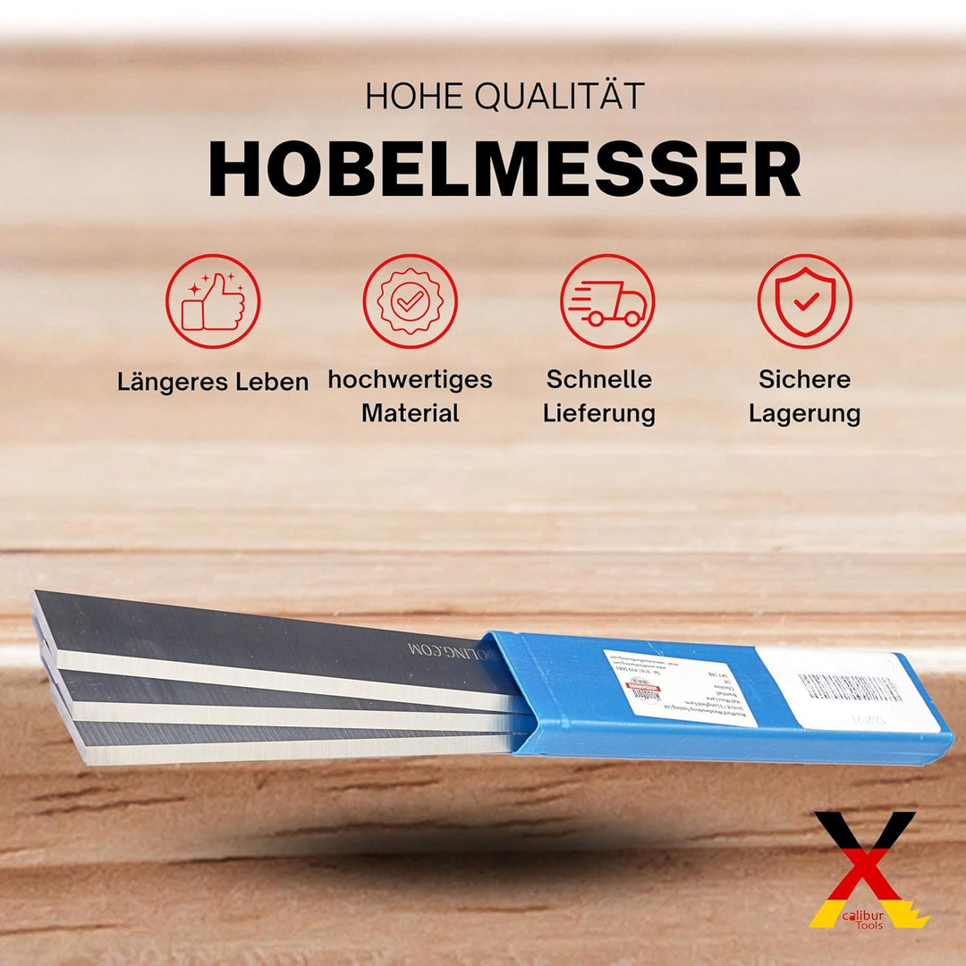 Für Scheppach HM1 HM2 HSS nachschleifbare Hobelmesser Klinge 260mm passt auch Scheppach HMS260, Sche