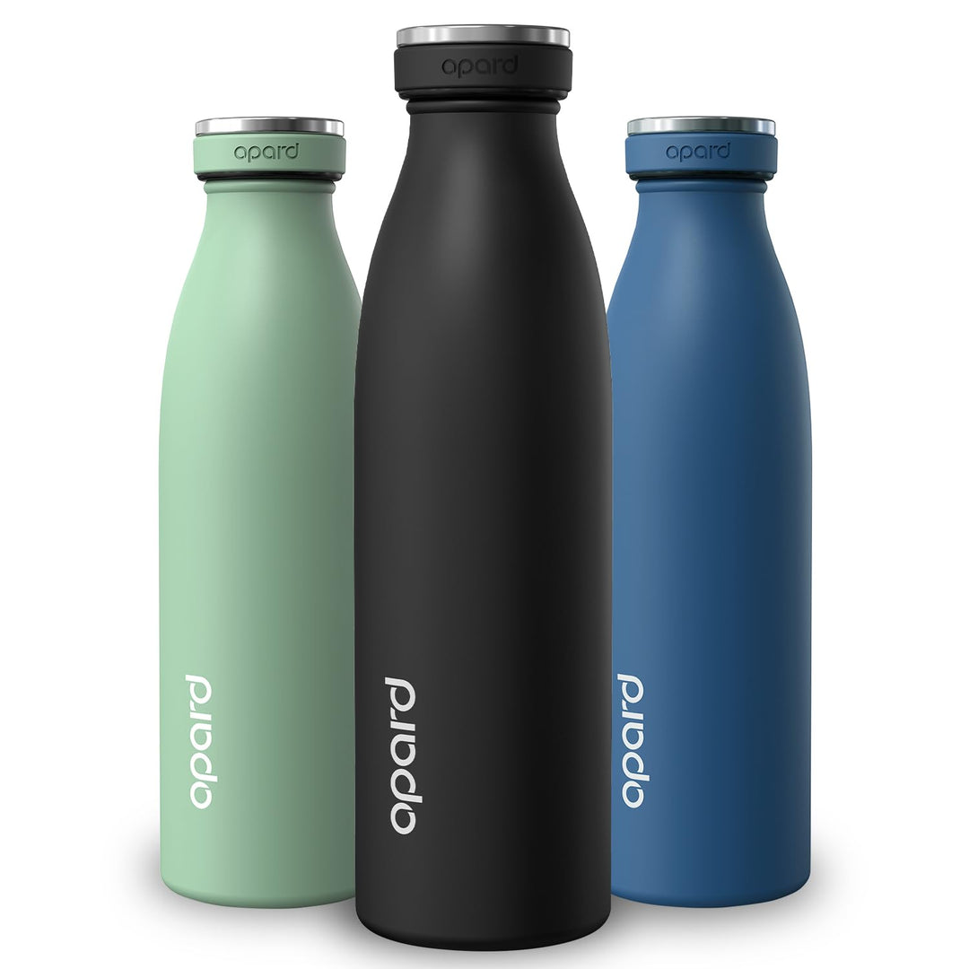 Opard Grip Thermosflasche 500ml, 36h Kalt &amp; 12h Heiss Trinkflasche Edelstahl, Trinkflasche Kohlensäu