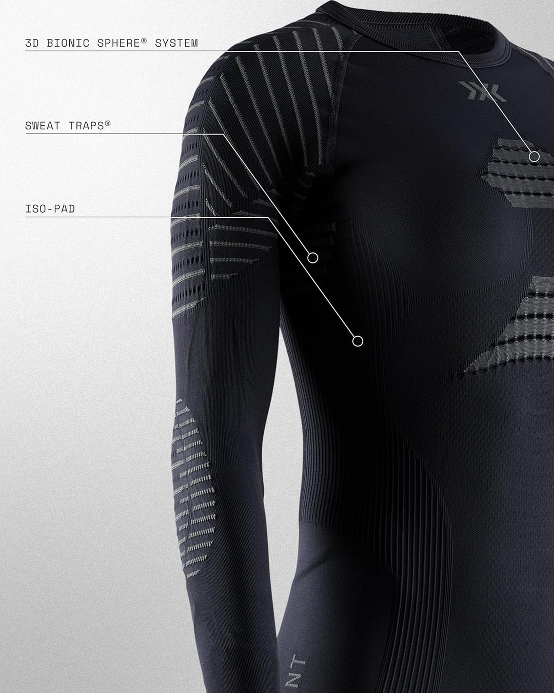 X-Bionic Damen Invent 4.0 T-Shirt S Black/Charcoal, S Black/Charcoal