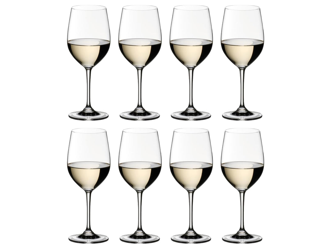 RIEDEL Weissweinglas-Set, Vorteilsset, 8-teilig, für Weissweine wie Chardonnay und Viognier, 350 ml,