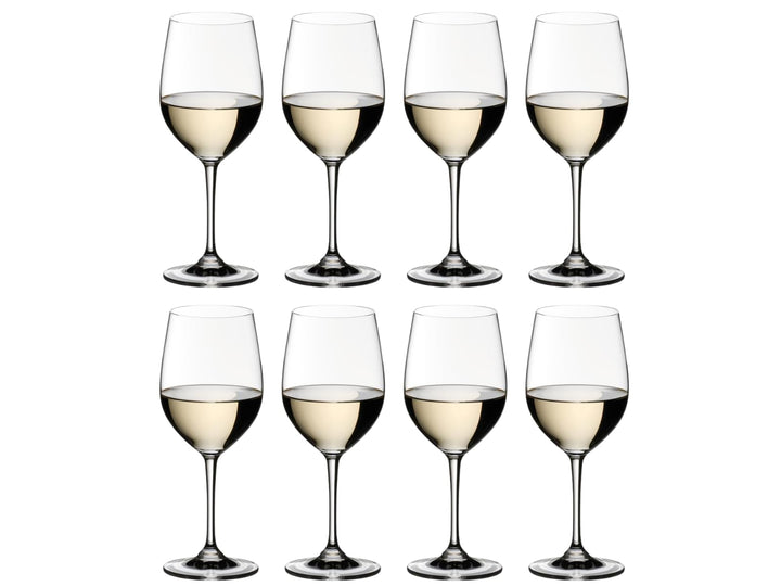RIEDEL Weissweinglas-Set, Vorteilsset, 8-teilig, für Weissweine wie Chardonnay und Viognier, 350 ml,