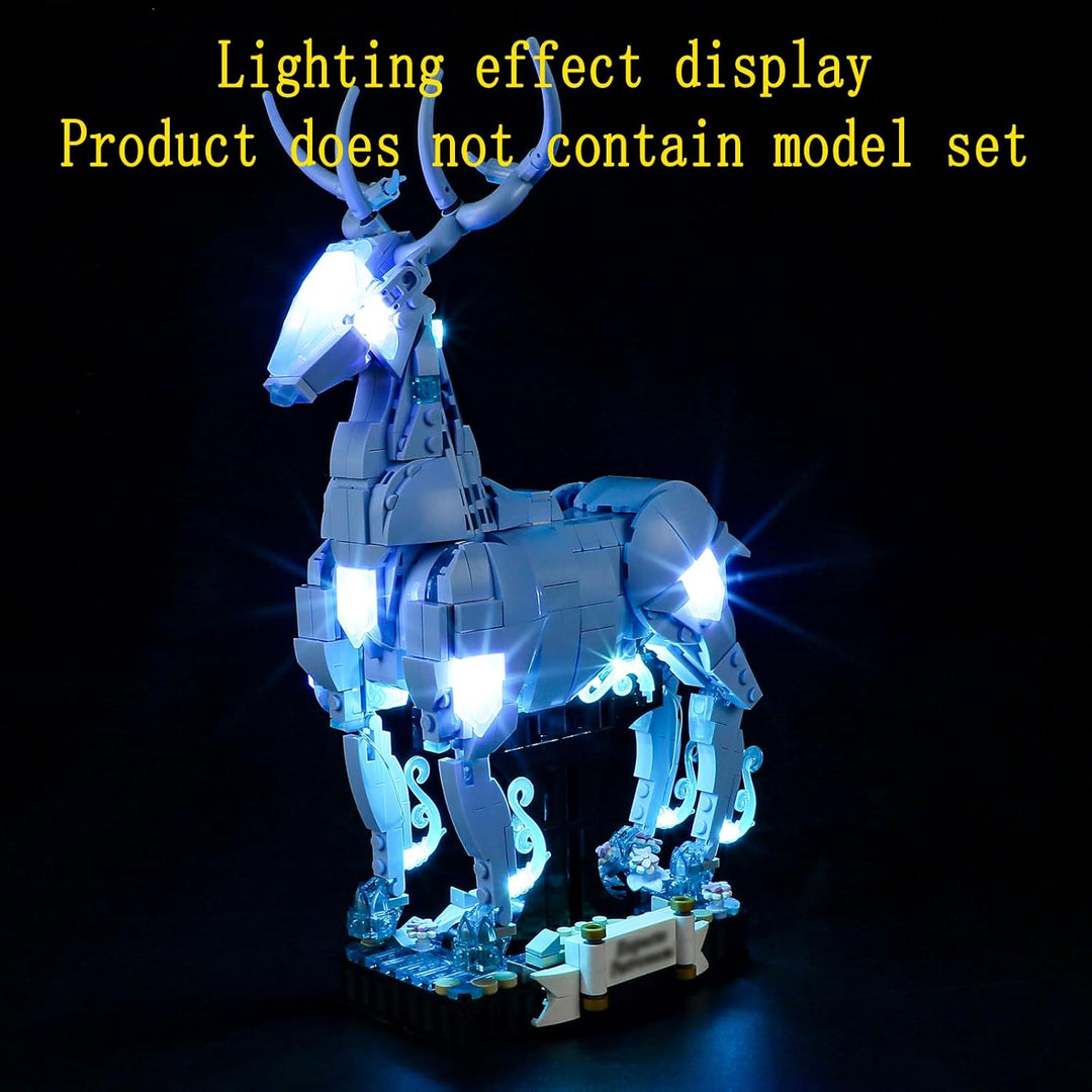 GEAMENT LED Licht-Set Kompatibel mit Lego Expecto Patronum - Beleuchtungsset für Harry Potter 76414