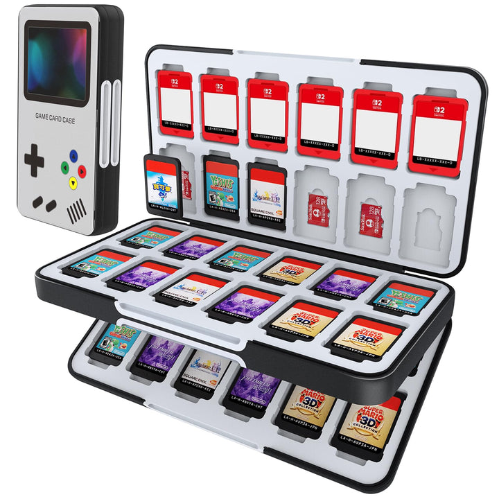 HEIYING Spiele Aufbewahrung Schutzhülle für Switch&Switch OLED Game Card, Benutzerdefiniertes Muster