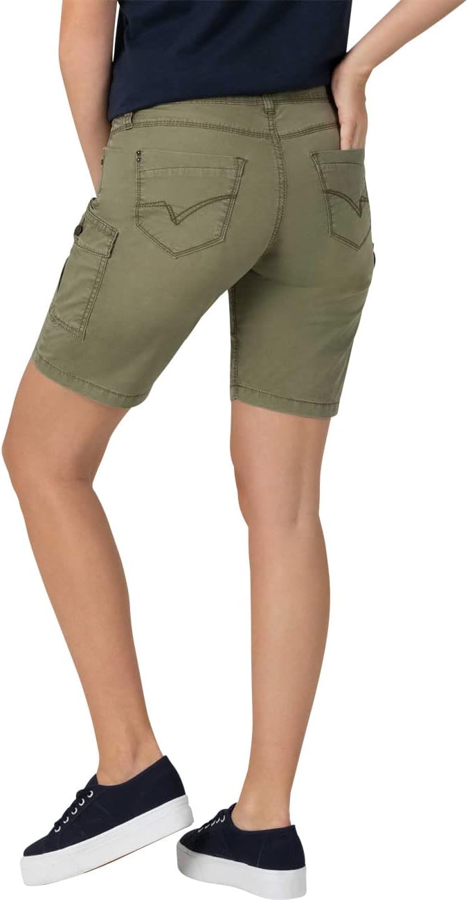 Timezone Damen Slim NaliTZ Cargo Short 24W Combat Green, 24W Combat Green