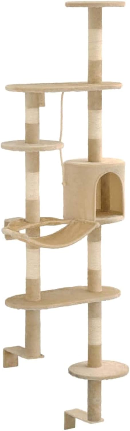 Homgoday Katzenspielzeug, Katzenspielzeug, Kratzbaum für Katzen, Kratzbaum, Katzenbaum mit Sisal-Kra