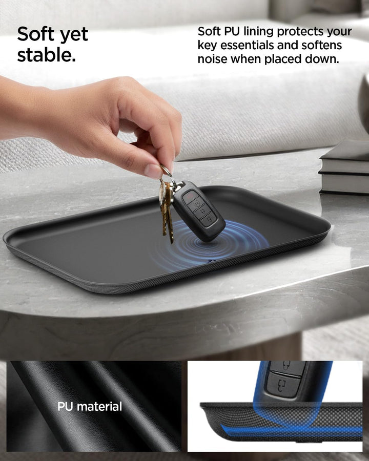 Spigen Ablageschale für Schlüssel und Geldbörse, Organizer Schale für Büro und Küche [Elegantes & Vi